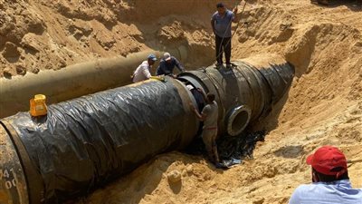 الإسكان: الانتهاء من ربط خط مياه تغذية المناطق الصناعية الثقيلة بالعاشر من رمضان (صور)