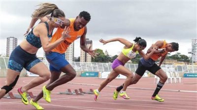 فراعنة ألعاب القوى يتدربون في معسكر مفتوح بالمركز الأولمبي