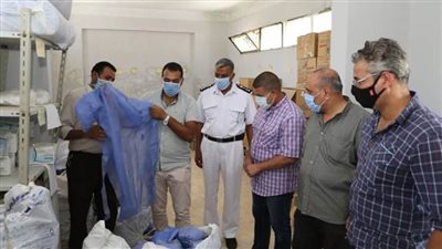 اللجنة الدائمة لإدارة أزمة كورونا تتفقد مستشفى حميات بالسويس