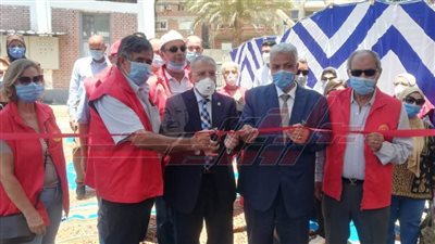 افتتاح مشروع الآبار الشاطئية بقرية باسوس بالقناطر الخيرية