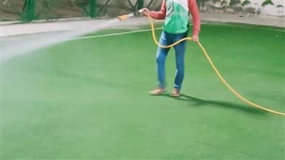 حملات مكثفة لتعقيم وتطهير المنشآت الرياضية بمدن ومراكز البحيرة