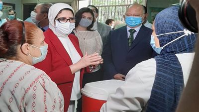 وزيرة الصحة ومحافظ القاهرة يشهدان انطلاق حملة 
