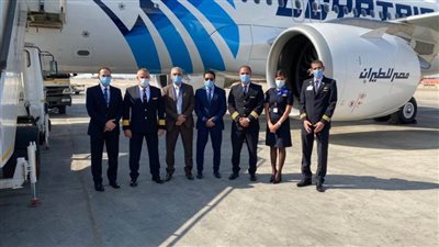 مصر للطيران تتسلم الطائرة الخامسة من طراز الإيرباص A320Neo الجديدة