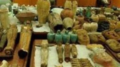 ضبط 402 قطعة أثرية قبل بيعها بالشرقية
