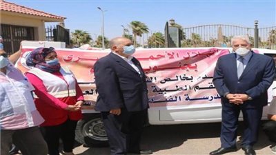 الهلال الأحمر المصري يدعم مؤسسات العزل الطبي بجنوب سيناء