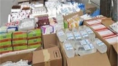 ضبط 2500 قطعة مستلزمات طبية مجهولة المصدر بالإسكندرية