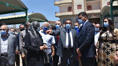 اللواء هشام آمنة يتفقد موقف كوم حمادة الجديد