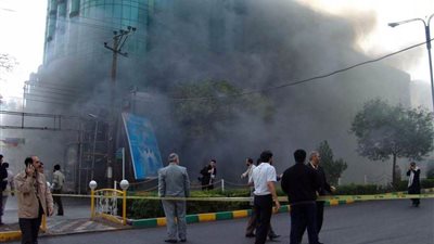 نشوب حريق في محطة للغاز جنوب غربي إيران