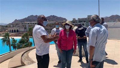 نائب وزير السياحة فى جولة تفقدية للمشروعات السياحية بشرم الشيخ