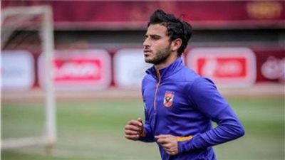 حمدي فتحي يشارك في المران الجماعي للأهلي 