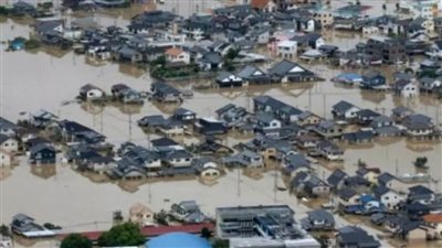 حصيلة قتلى الفيضانات في منطقة كيوشو باليابان تتجاوز 50 شخصا