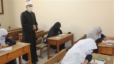 وكيل الأزهر يتفقد لجان  الثانوية الأزهرية بالمرج