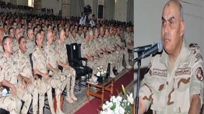 وزير الدفاع يلتقى رجال الدفاع الجوى وطلبة الكليات والمعاهد العسكرية