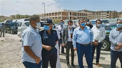 تنفيذ 40 قراراً لازالة السوق العشوائي والإشغالات بالسادات