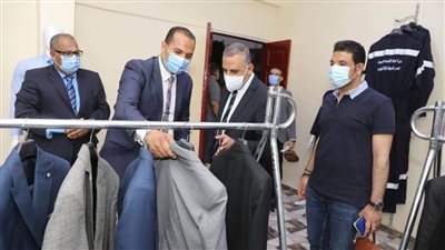محافظ سوهاج يتفقد مركز التدريب المهني بمركز طهطا 