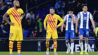 إسبانيول يتعادل مع برشلونة سلبيًا بالشوط الأول