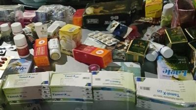 ضبط نحو 26 ألف عبوة أدوية مجهولة المصدر في الإسكندرية
