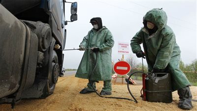 فرض الحجر الصحي بسبب 