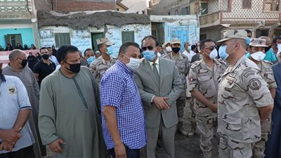 أهالي كفرالشيخ يشيعون جثمان شهيد سيناء 