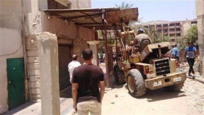 حملات لضبط المخالفات ورفع الإشغالات بالشيخ زايد والسادات