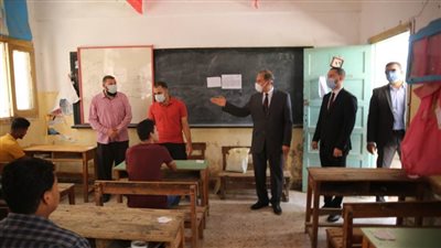 نورالدين يتفقد لجان الثانوية العامة بكفرالشيخ 