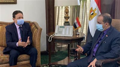 كرم جبر يستقبل وزير الإعلام اليمني لبحث التعاون المشترك 