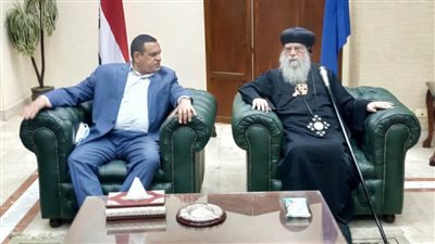 محافظ البحيرة يستقبل نيافة الأنبا باخوميوس لتقديم التهنئة بعيد الأضحى