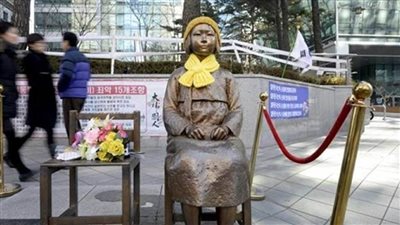 تمثال نساء المتعة يهدد العلاقات الكورية اليابانية