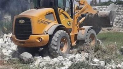 إزالة التعديات على أراضي الدولة والزراعية ونهر النيل ومنافع الري