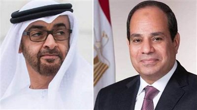 الرئيس السيسي يهنىء ولي عهد أبوظبي بعيد الأضحي