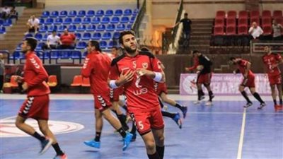 فوز الأهلي على الجزيرة في دوري المرتبط لكرة اليد