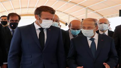عون طلب من ماكرون صورا جوية للمرفأ لحظة الانفجار