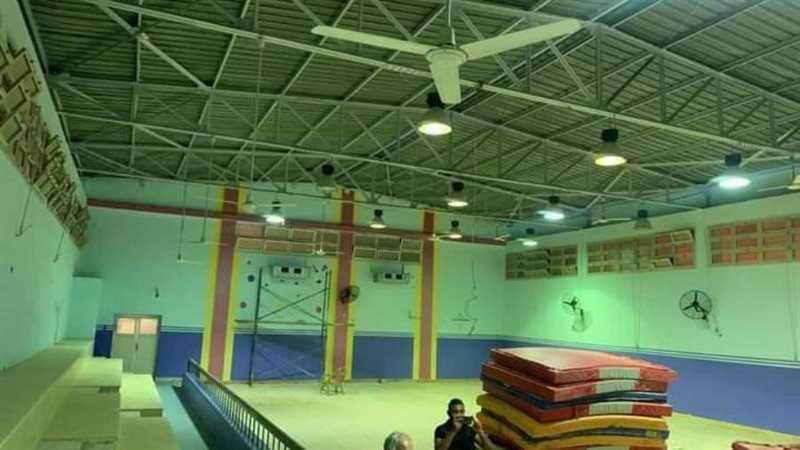 أعمال تطوير صالة