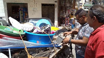 حملة لإزالة الباعة الجائلين من وسط الإسكندرية