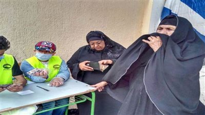 كبار السن بكفر الشيخ يضربون أروع الأمثلة في الوطنية بلجان الاقتراع 