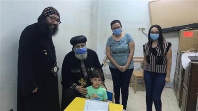 البابا تواضروس يتفقد مركز التخاطب والمهارات بأسقفية الخدمات