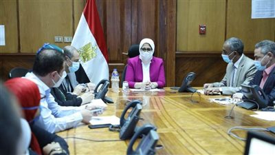 وزيرة الصحة تتابع خطة التأمين الطبي لانتخابات الشيوخ