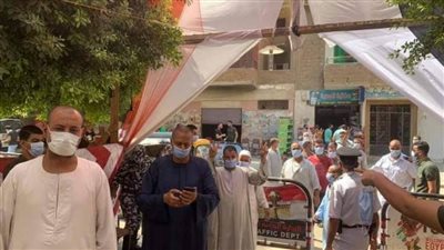 توافد الناخبين على لجان الاقتراع بالإسكندرية