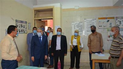 محافظ المنيا يتابع انتظام سير العملية الانتخابية 