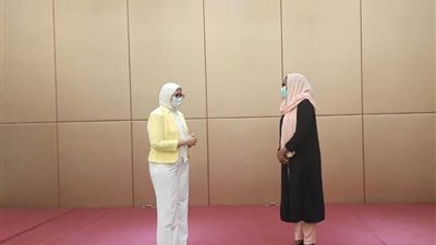 وزيرة الصحة تبدأ جلسة ثنائية مع نظيرتها السودانية