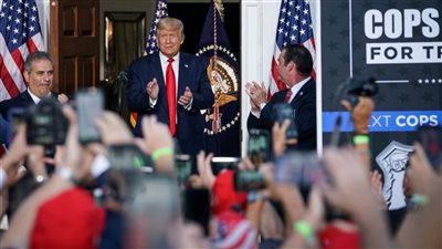 ترامب واثق من فوزه على بايدن 