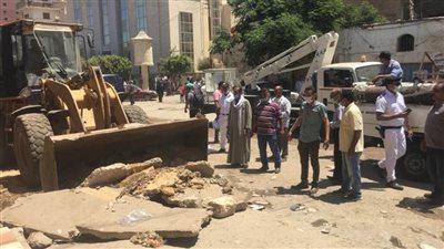 تحرير ٦٧٤ مخالفة خلال حملة مكبرة لرفع الإشغالات بمغاغة  