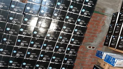 ضبط 374 خرطوشة حبر مستوردة مجهولة المصدر ببرج العرب