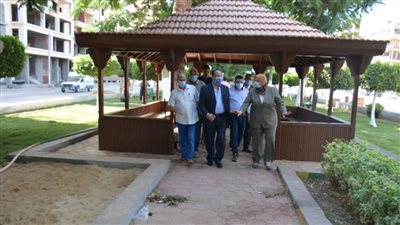 سكرتيرا الدقهلية يتابعان التشطيبات النهائية لمشروع 