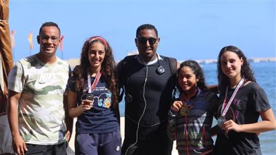 بالصور ..بدء منافسات بطولة الجمهورية للغوص والإنقاذ 