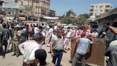 المنوفية: تحرير محاضر إشغال وضبط 18 شيكارة دقيق