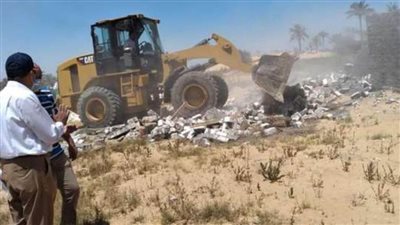 حملات لرفع القمامة  بقرى أبو صوير بالإسماعيلية  