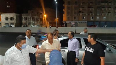 سكرتير عام محافظة الإسكندرية في جولة تفقدية لمحور المحمودية 