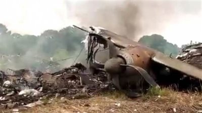  ننشر أول مقطع فيديو من موقع تحطم الطائرة An-26 