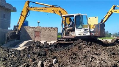 حملات مكبرة لإزالة البناء المخالف بكفر الشيخ